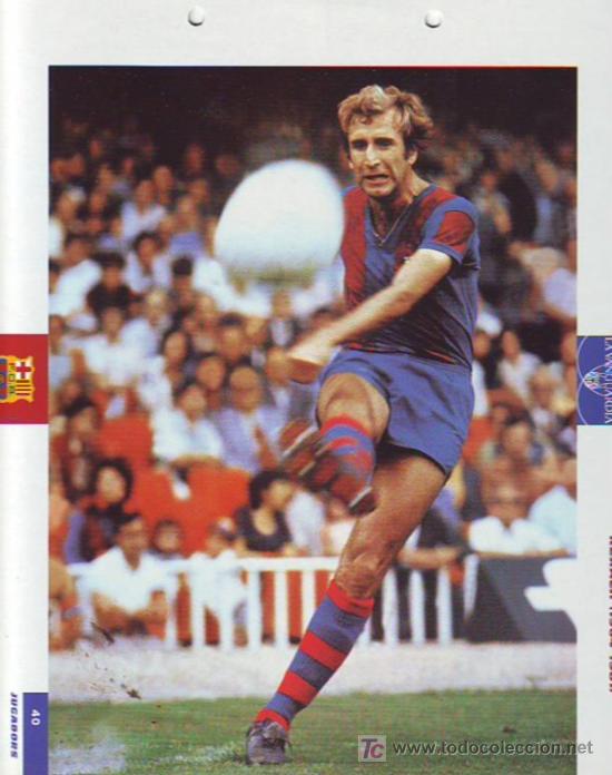 Coleccionismo deportivo: BAR&Ccedil;A : l&aacute;mina de CHARLY REXACH - Foto 1