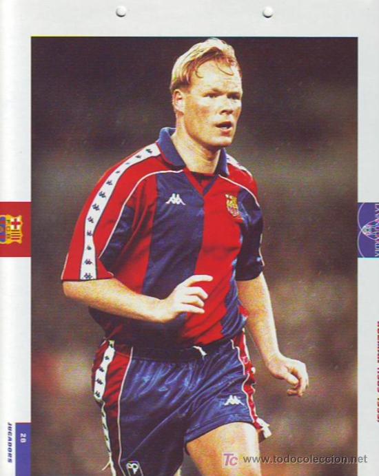 Coleccionismo deportivo: BAR&Ccedil;A : l&aacute;mina de RONALD KOEMAN - Foto 1