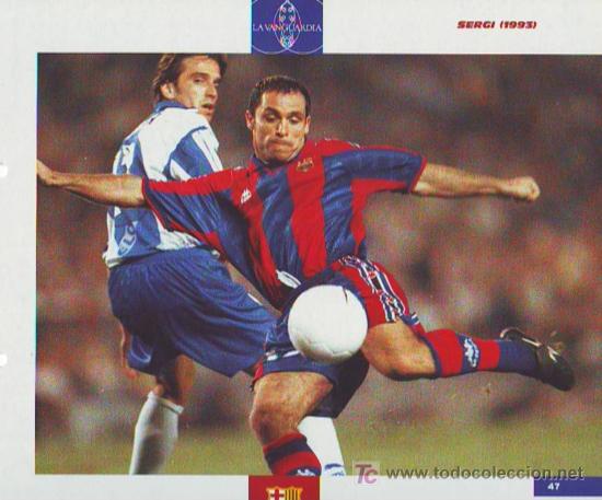 Coleccionismo deportivo: BAR&Ccedil;A : l&aacute;mina de SERGI - Foto 1