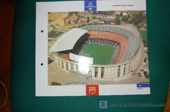 Coleccionismo deportivo: BAR&Ccedil;A : L&aacute;mina del CAMP NOU ampliado ( 1982 ) - Foto 1