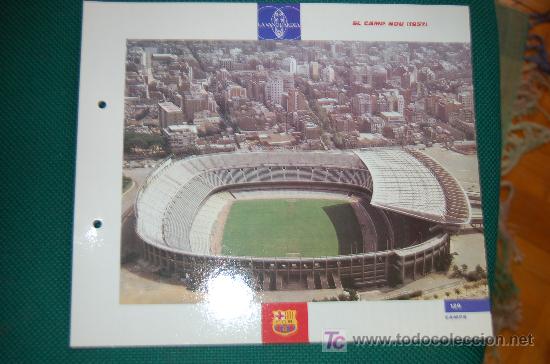 Coleccionismo deportivo: BAR&Ccedil;A : L&aacute;mina del CAMP NOU ( 1957 ) - Foto 1