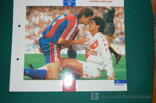 Coleccionismo deportivo: BAR&Ccedil;A : L&aacute;mina de JULIO SALINAS - Foto 1