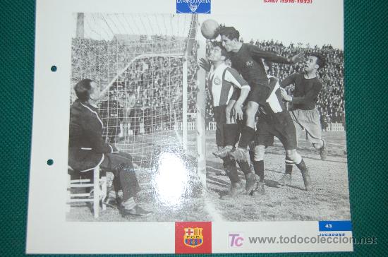 Coleccionismo deportivo: BAR&Ccedil;A : L&aacute;mina de SAGI BARBA - Foto 1