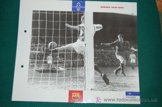 Coleccionismo deportivo: BAR&Ccedil;A : L&aacute;mina de BASORA - Foto 1