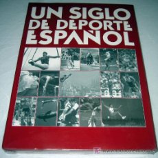 Coleccionismo deportivo: UN SIGLO DE DEPORTE ESPAÑOL - LAMINAS DE TODOS LOS DEPORTES - 2003 - COLABORA FUNDACION MADRD NUEVO. Lote 363113270