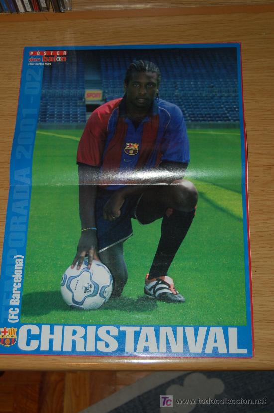 Coleccionismo deportivo: BAR&Ccedil;A : p&oacute;ster de CHRISTANVAL - Foto 1