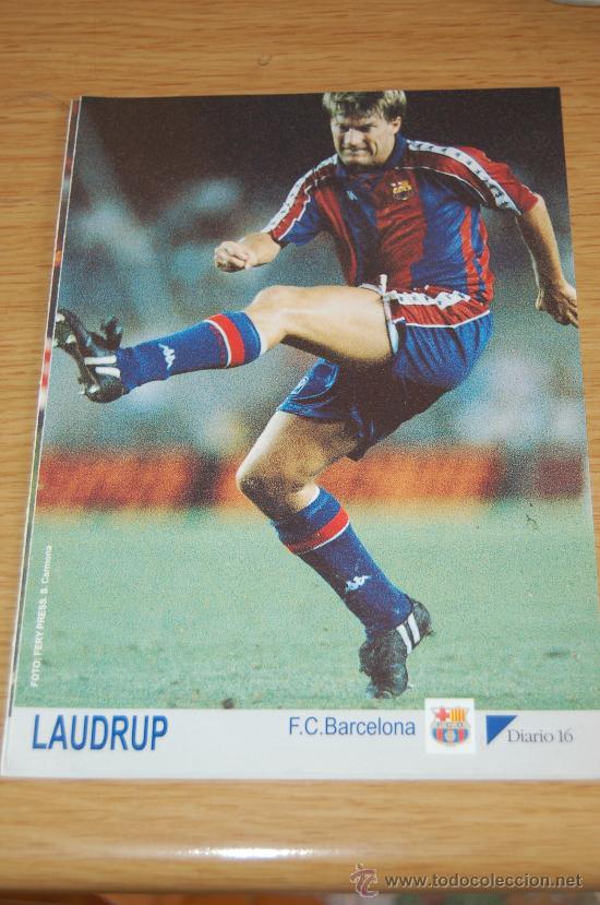Coleccionismo deportivo: BAR&Ccedil;A : L&aacute;mina de LAUDRUP. 1993 - Foto 1