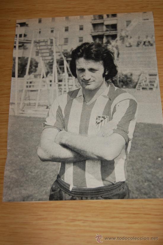 Coleccionismo deportivo: ATL&Eacute;TICO DE MADRID : Recorte de CABRERO. 1971 - Foto 1