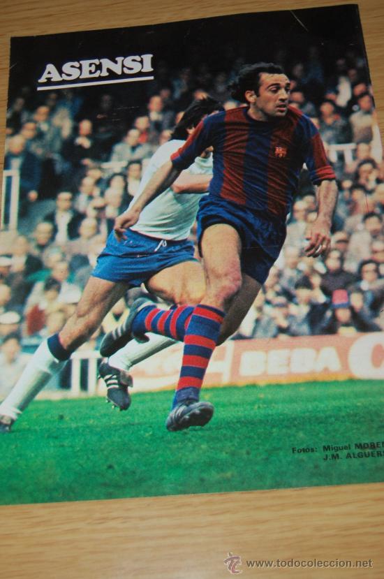 Coleccionismo deportivo: BAR&Ccedil;A : Minip&oacute;ster de ASENSI. 1979 - Foto 1