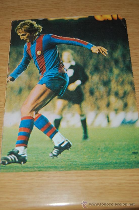 Coleccionismo deportivo: BAR&Ccedil;A : Minip&oacute;ster de JOHAN NEESKENS. 1979 - Foto 1