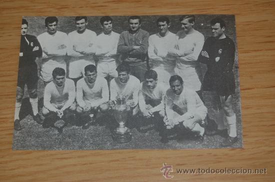 Collezionismo sportivo: REAL MADRID : Recorte del equipo CAMPE&Oacute;N DE EUROPA DE 1966