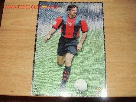 Coleccionismo deportivo: BAR&Ccedil;A: L&Aacute;MINA DE FIGO. 1998 - Foto 1