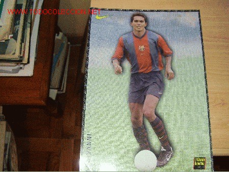 Coleccionismo deportivo: BAR&Ccedil;A: L&Aacute;MINA DE GIOVANNI. 1998 - Foto 1
