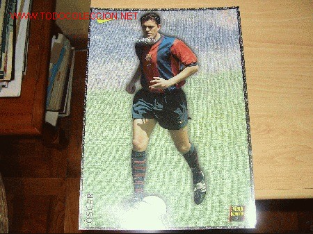 Coleccionismo deportivo: BAR&Ccedil;A: L&Aacute;MINA DE OSCAR. 1998 - Foto 1
