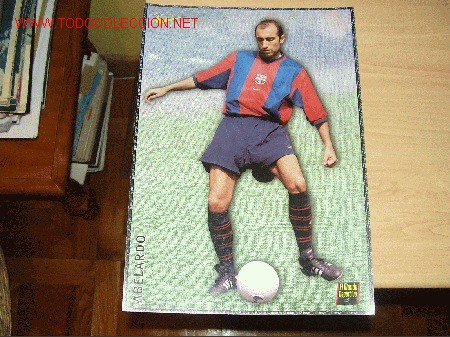 Coleccionismo deportivo: BAR&Ccedil;A: L&Aacute;MINA DE ABELARDO. 1998 - Foto 1
