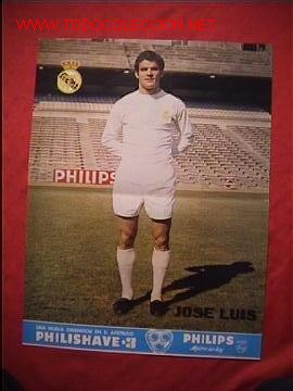 Collezionismo sportivo: CARTEL POSTER JOSE LUIS  REAL MADRID FUTBOL