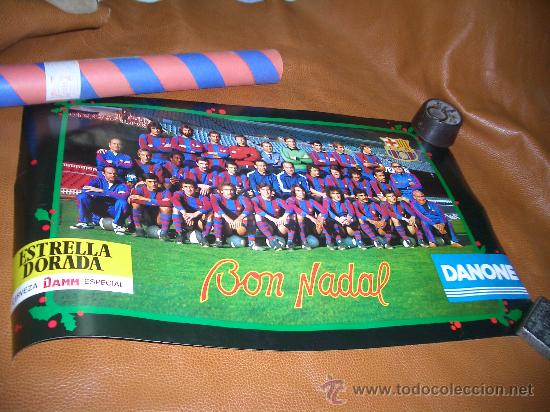 Coleccionismo deportivo: BARCELONA- POSTER PLANTILLA - - Foto 1