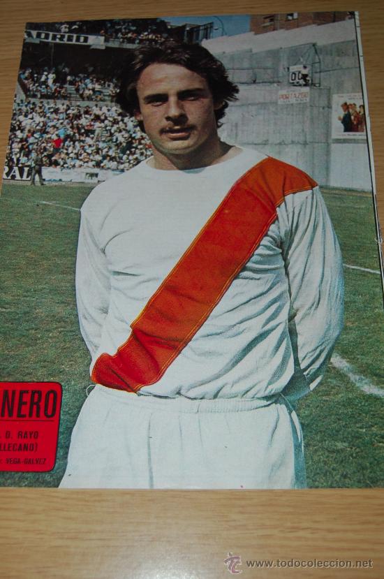 Coleccionismo deportivo: RAYO VALLECANO : P&oacute;ster de ANERO. 1977 - Foto 1
