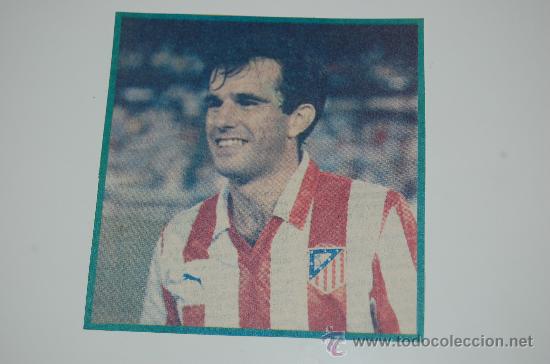 Colecionismo desportivo: ATL&Eacute;TICO DE MADRID : Recorte de LAND&Aacute;BURU. Hacia 1985