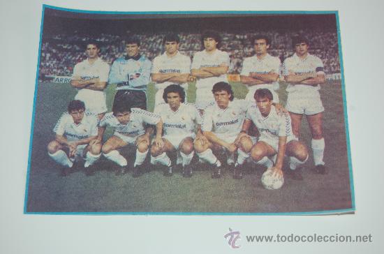 Collezionismo sportivo: REAL MADRID : Recorte hacia 1986