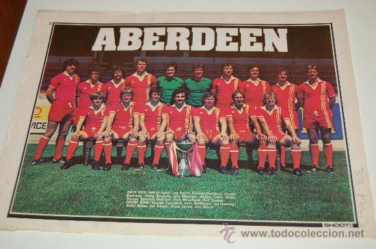 Coleccionismo deportivo: ABERDEEN : Minip&oacute;ster de 1978 - Foto 1