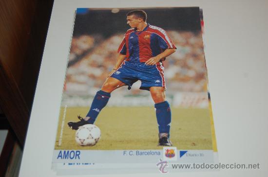 Coleccionismo deportivo: BAR&Ccedil;A, DREAM TEAM: L&aacute;mina de AMOR. 1993 - Foto 1