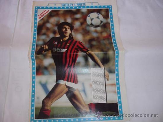 Coleccionismo deportivo: POSTER MARK HATELEY MILAN - Foto 1