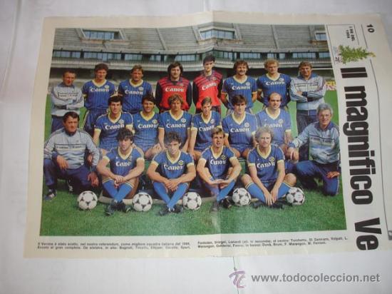 Coleccionismo deportivo: POSTER VERONA 84-85 - Foto 1
