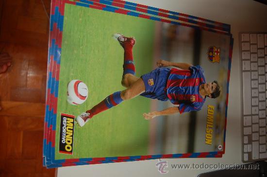 Coleccionismo deportivo: BAR&Ccedil;A: L&aacute;mina de EDMILSON - Foto 1