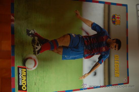 Coleccionismo deportivo: BAR&Ccedil;A: L&aacute;mina de OLEGUER - Foto 1