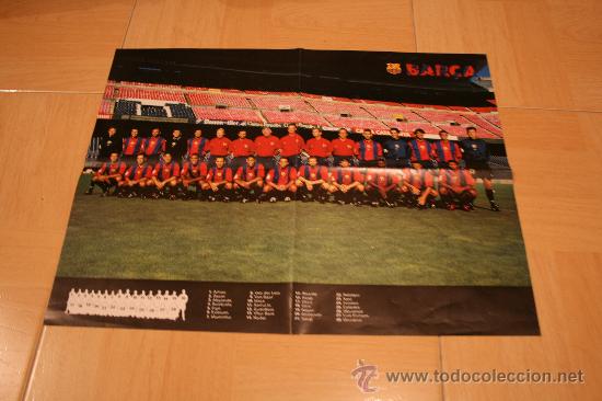 Coleccionismo deportivo: POSTER REVISTA BARCELONA TEMPORADA 98-99