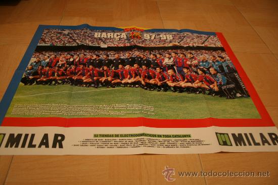 Coleccionismo deportivo: POSTER SPORT BARCELONA TEMPORADA 97-98