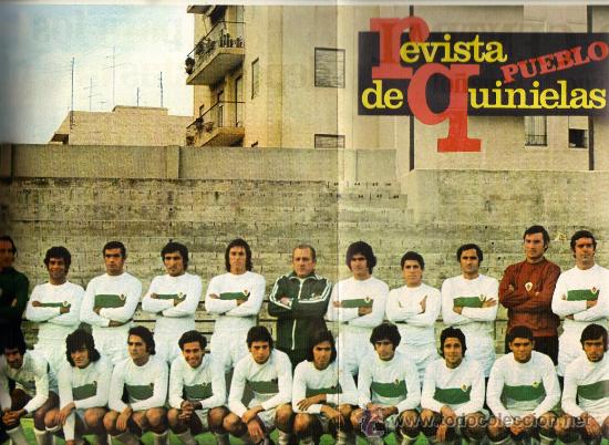 Coleccionismo deportivo: Poster Elche C.D. Banco central - Foto 1