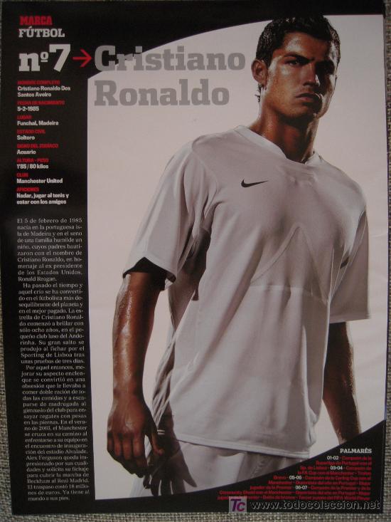 Coleccionismo deportivo: F&Uacute;TBOL - CRISTIANO RONALDO - Foto 1