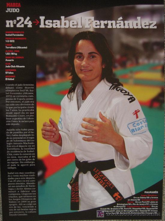Coleccionismo deportivo: JUDO - ISABEL FERN&Aacute;NDEZ - Foto 1