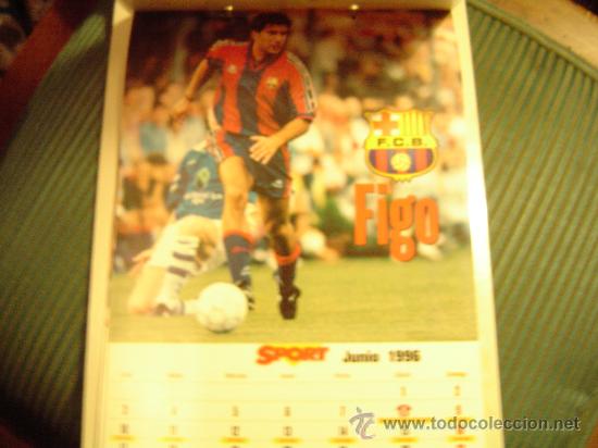 Coleccionismo deportivo: Calendario Bar&ccedil;a 96 - Foto 6