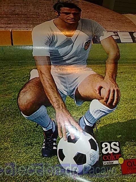 Coleccionismo deportivo: POSTER QUINO DEL VALENCIA 71-72