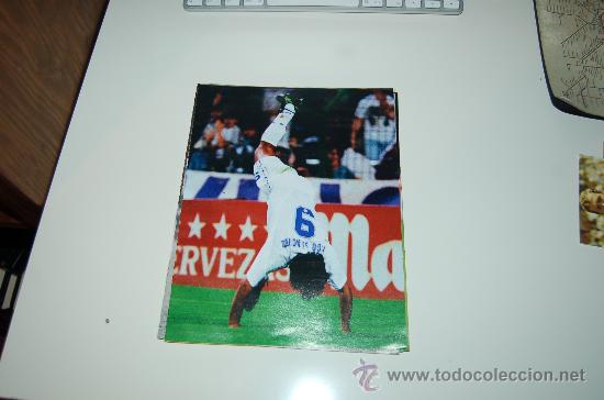 Coleccionismo deportivo: REAL MADRID: Minip&oacute;ster de HUGO S&Aacute;NCHEZ