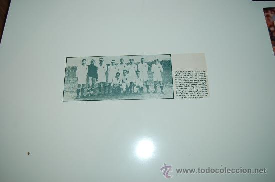 Sports collectibles: REAL MADRID: Recorte de un equipo de finales de los a&ntilde;os 20