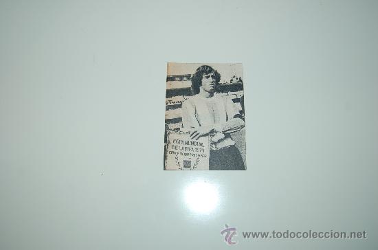 Sports collectibles: SELECCI&Oacute;N DE F&Uacute;TBOL DE ARGENTINA: Recorte de ENRIQUE WOLFF. A&ntilde;os 70