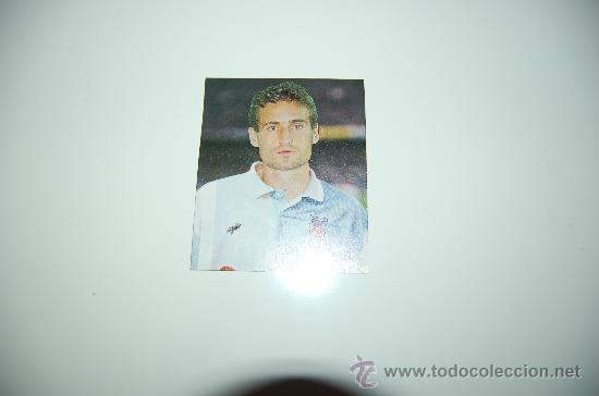 Colecionismo desportivo: SOCIEDAD DEPORTIVA COMPOSTELA: Recorte de PACO LLORENTE. Mediados de los a&ntilde;os 90