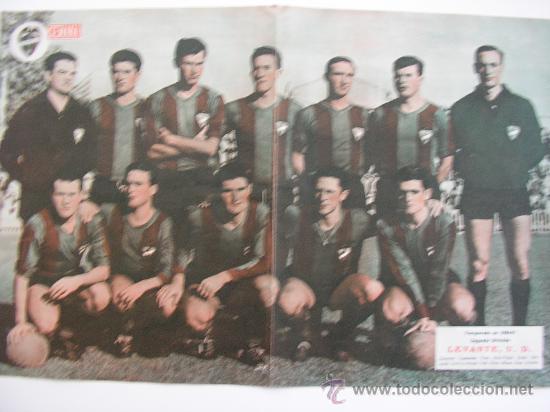 Coleccionismo deportivo: POSTER DEL LEVANTE U.D. TEMPORADA 1960-61. ORIGINAL. REVISTA SEMANA
