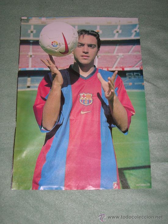 Coleccionismo deportivo: P&oacute;ster Xavi (Barcelona) - Foto 1