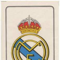 Coleccionismo deportivo: CARTEL LAMINA POSTER DEL REAL MADRID COLECCION SUPER ADHESIVOS FUTBOL EXCLUSIVAS SALCAS. Lote 27050191