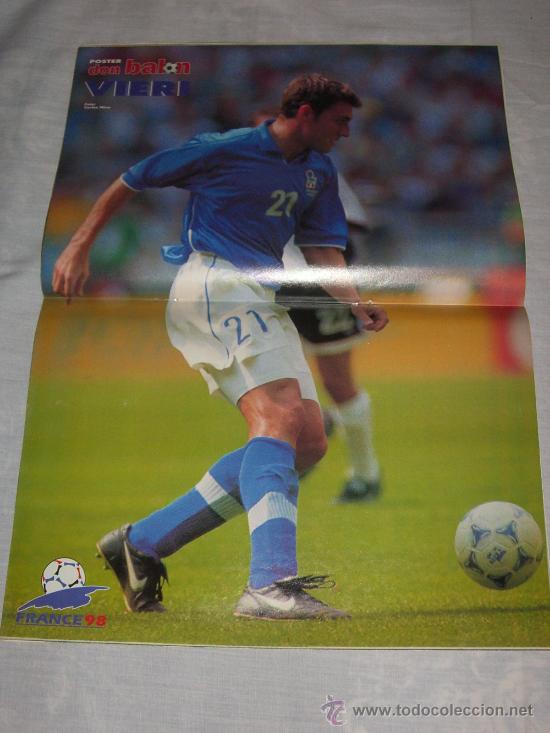Collezionismo sportivo: P&oacute;ster Vieri (Selecci&oacute;n Italiana) Atl&eacute;tico Madrid