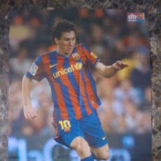 Coleccionismo deportivo: POSTER GIGANTE LEO MESSI FC BARCELONA 2009-2010 - EXTRA DON BALON - ESTRELLAS DE LA LIGA -