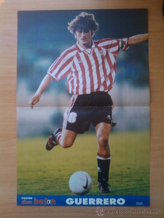 Coleccionismo deportivo: POSTER GUERRERO (ATHLETIC CLUB DE BILBAO) 96-97. REVISTA DON BALON -