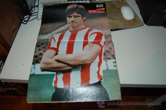 Coleccionismo deportivo: ATHLETIC DE BILBAO: P&oacute;ster de ROJO I. 1973 - Foto 1