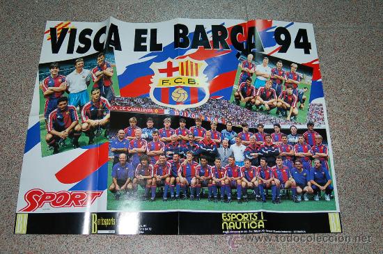Coleccionismo deportivo: POSTER DEL BA&Ccedil;A DEL A&Ntilde;O 1994 - MIDE 80X60 CM -