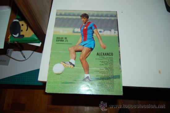 Coleccionismo deportivo: BAR&Ccedil;A: Minip&oacute;ster de ALEXANKO. 1981 - Foto 1